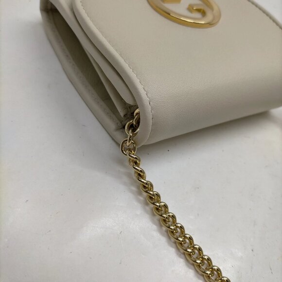 Gucci White Leather Shoulder Bag mon751-101325 - Picture 5 of 16